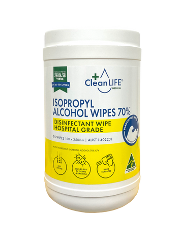 Isopropyl Alcohol Wipes 70% Canister