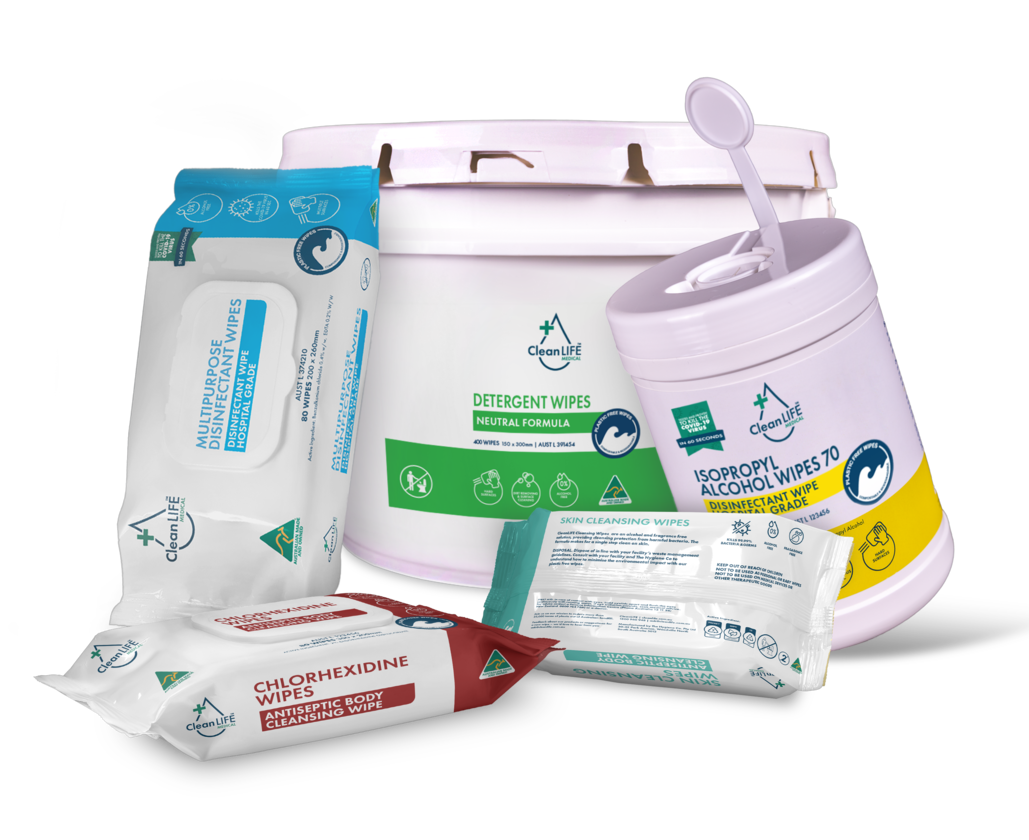 Medical disinfectant wipes | CleanLIFE Medical