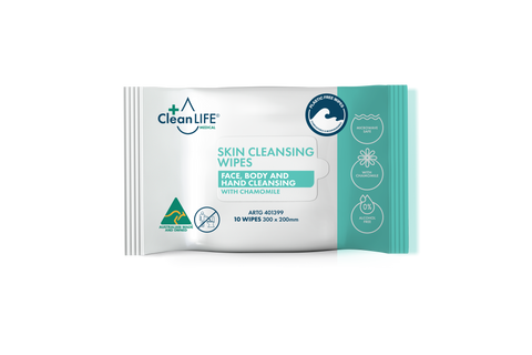 Skin Cleansing Wipes - 10 packs