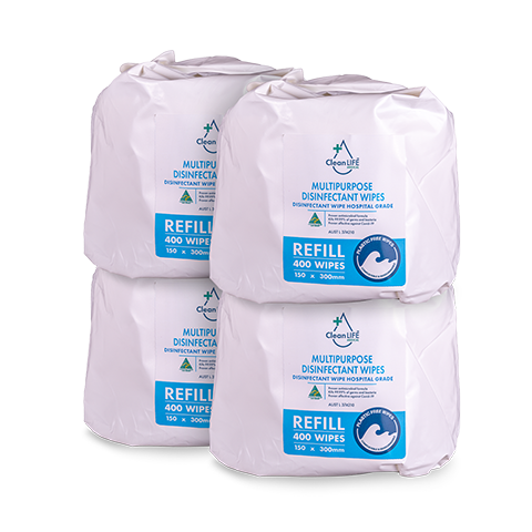 Multipurpose disinfectant wipes refill | 400 wipes | 150 x 300mm